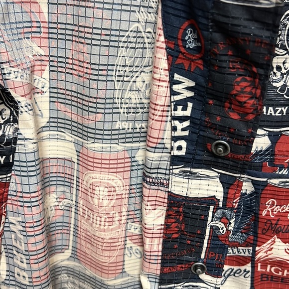 5.11 Tactical Beer theme summer snap button shirt. Like new. - Picture 5 of 5